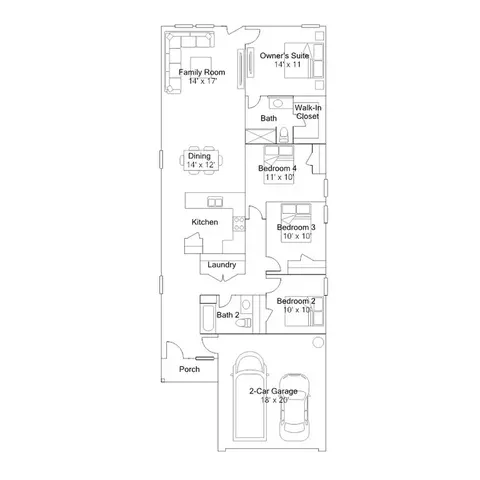 Floorplan - 3622 Compass Pointe Ct, Angleton, TX 77515 photo 1 of 1