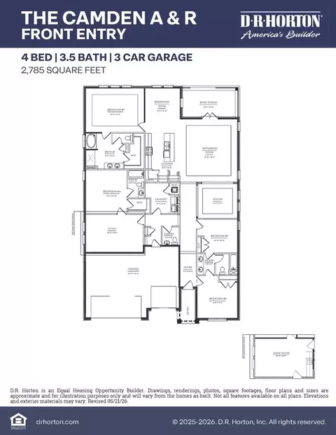 Floorplan - 550 Edenberg Bnd, Pearl, MS 39208 photo 1 of 1