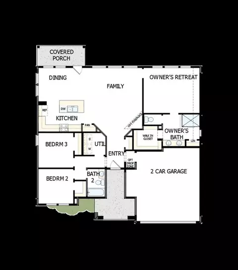 Floorplan - 917 Cherrystone Loop, Buda, TX 78610 photo 1 of 1