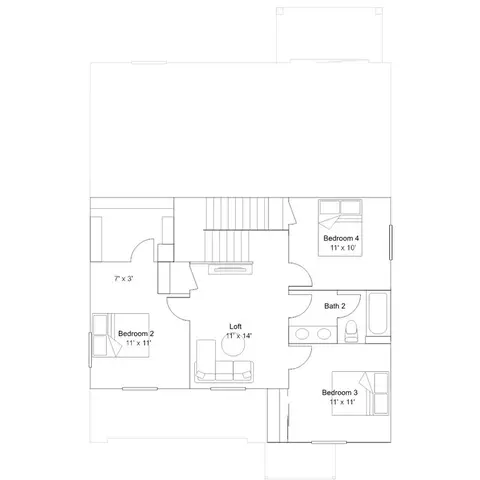 Floorplan - 8758 S Circulo Generoso, Vail, AZ 85641 photo 3 of 3