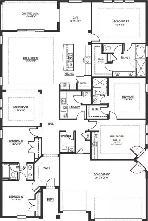 Floorplan - 288 Conway Ave, Saint Cloud, FL 34771 photo 1 of 1