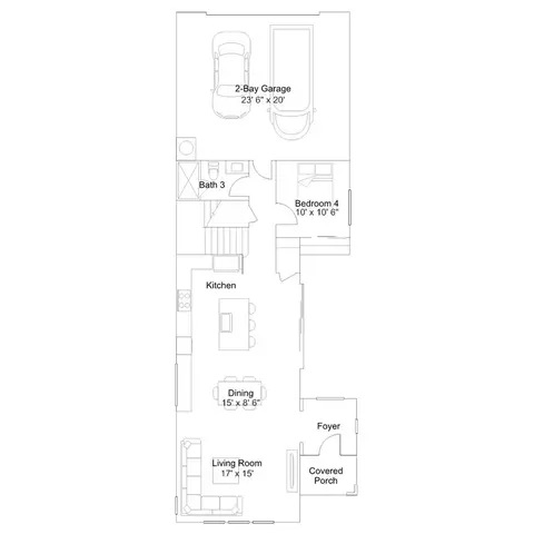 Floorplan - 909 Treble, Irvine, CA 92618 photo 1 of 2