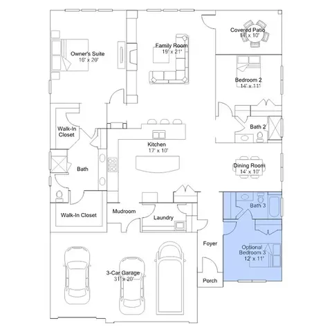 Floorplan - 1929 Bentwind Rd, Lancaster, SC 29720 photo 2 of 3