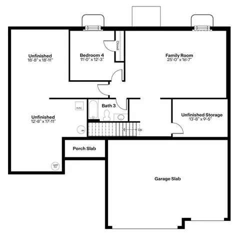 Floorplan - 17613 Phoebe St, Bennington, NE 68007 photo 1 of 3