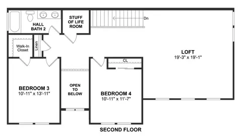 Floorplan - 11441 Wulstone Rd, Haslet, TX 76052 photo 2 of 2