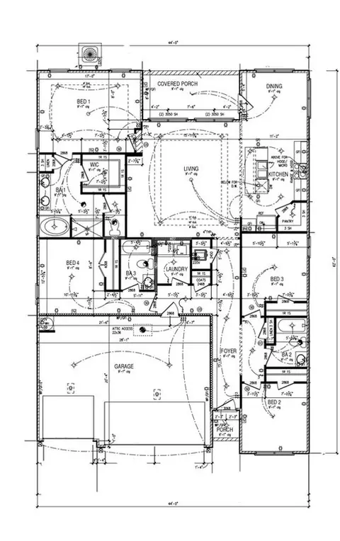 Floorplan - 2435 Emerson Dr, Cantonment, FL 32533 photo 1 of 1