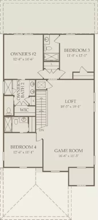 Floorplan - 1217 Emerald Row St, Clermont, FL 34714 photo 2 of 2