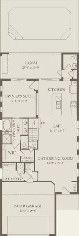 Floorplan - 1217 Emerald Row St, Clermont, FL 34714 photo 1 of 2