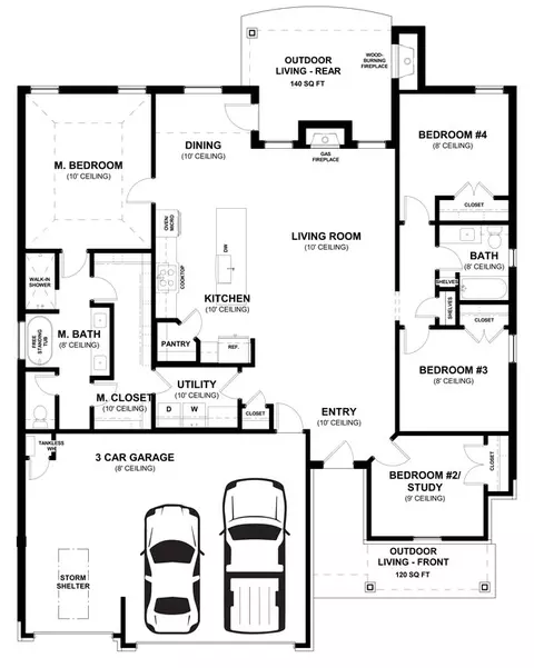 Floorplan - 2816 E Monroe St, Broken Arrow, OK 74014 photo 1 of 1