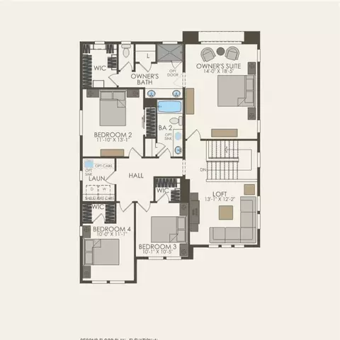 Floorplan - 313 E Beatrice Ave, Mountain House, CA 95391 photo 2 of 2