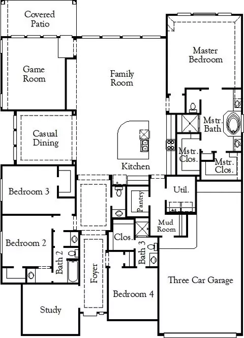 Floorplan - 208 Shady Spring Trl, Georgetown, TX 78628 photo 1 of 1