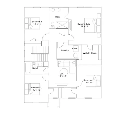 Floorplan - 302 Little Brook Ln, Moncks Corner, SC 29461 photo 2 of 2