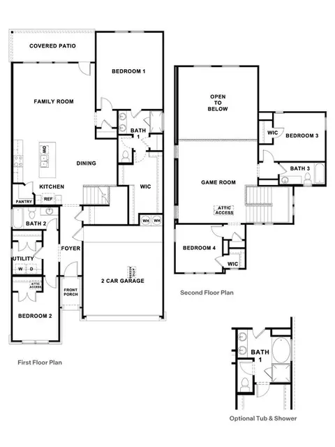Floorplan - 430 Denali Dr, Kyle, TX 78640 photo 1 of 1