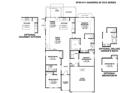 Floorplan - 2704 Fork Way, Celina, TX 75009 photo 2 of 3