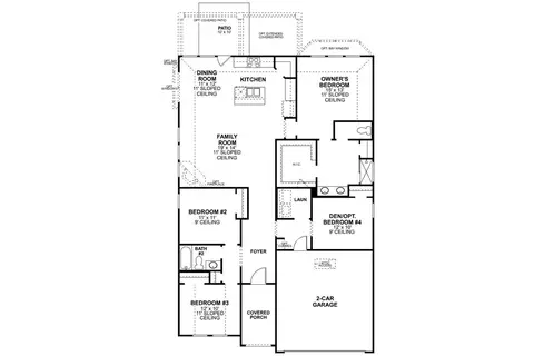 Floorplan - 2704 Fork Way, Celina, TX 75009 photo 1 of 3