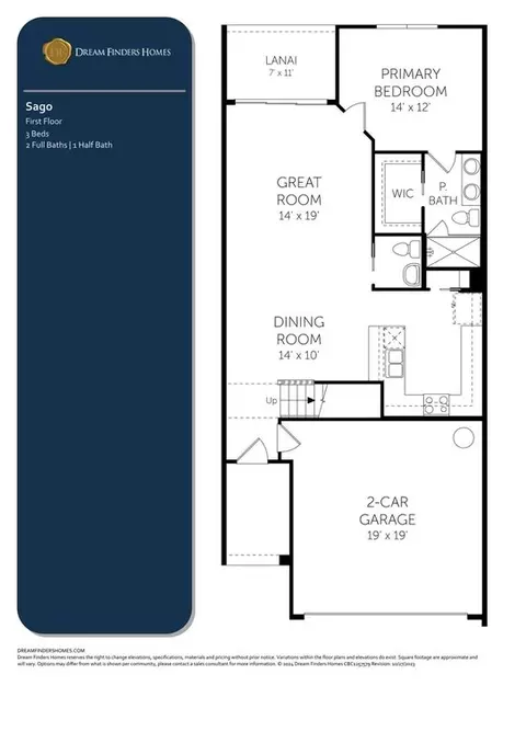 Floorplan - 182 Brook Forest Dr, Saint Augustine, FL 32092 photo 2 of 2