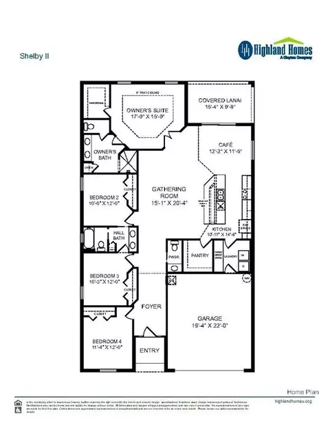 Floorplan - 5579 Cedar Crest Way, Saint Cloud, FL 34772 photo 1 of 1