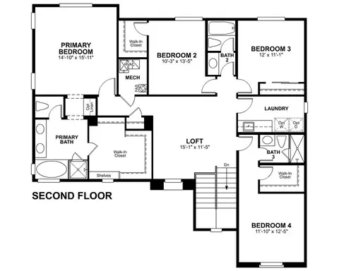 Floorplan - 1425 Moore St, Redlands, CA 92374 photo 2 of 2