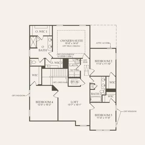 Floorplan - 2104 Astride Way, Willow Spring, NC 27592 photo 1 of 1