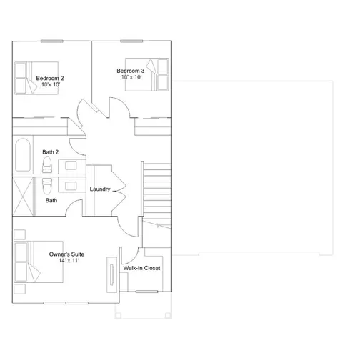 Floorplan - 17928 Hillside Dr, Lowell, IN 46356 photo 2 of 2