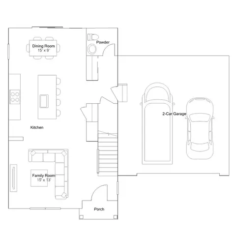 Floorplan - 17928 Hillside Dr, Lowell, IN 46356 photo 1 of 2
