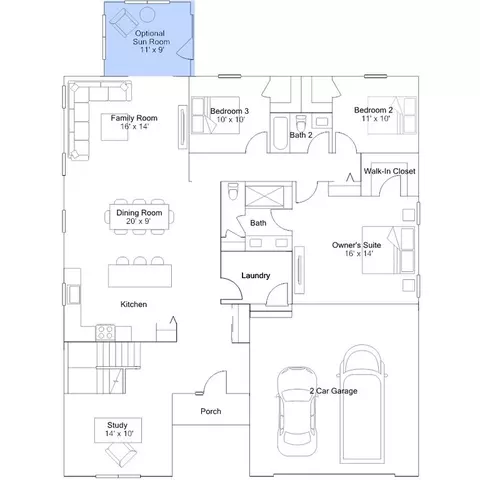 Floorplan - 15030 S Darr Dr, Plainfield, IL 60544 photo 2 of 2