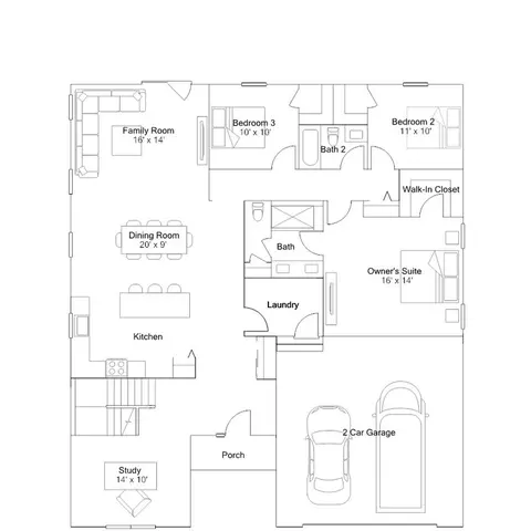 Floorplan - 15030 S Darr Dr, Plainfield, IL 60544 photo 1 of 2