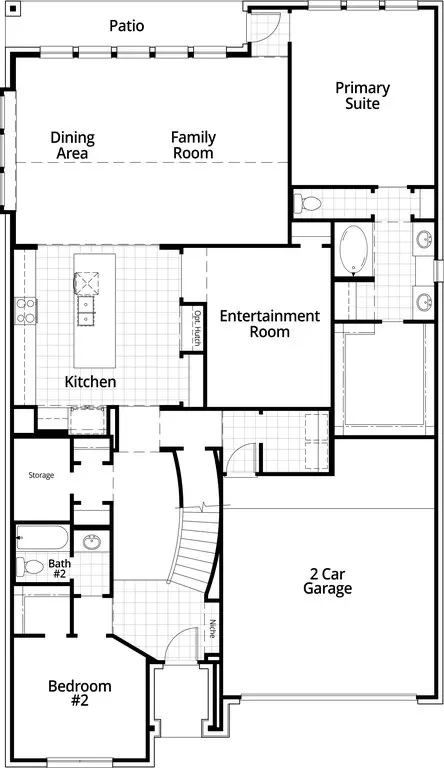 Floorplan - 142 Tumbling Creek Run, Kyle, TX 78640 photo 1 of 2