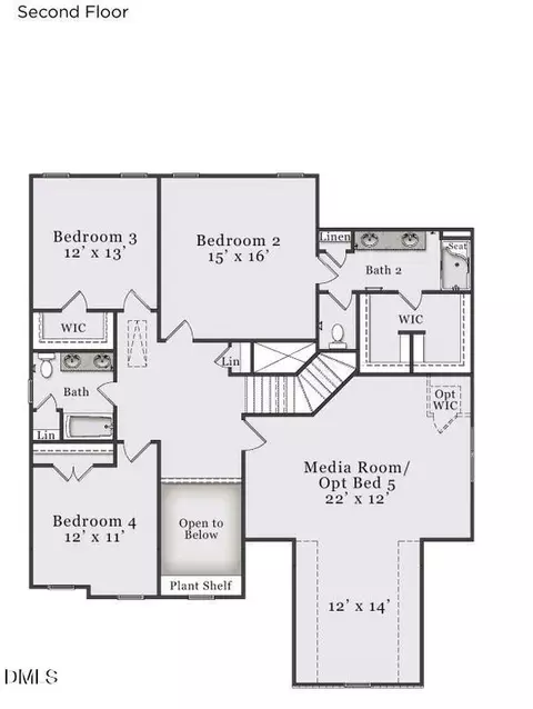 Floorplan - 5820 Genesee Dr, Durham, NC 27712 photo 2 of 2