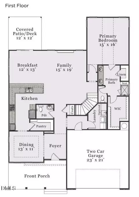 Floorplan - 5820 Genesee Dr, Durham, NC 27712 photo 1 of 2