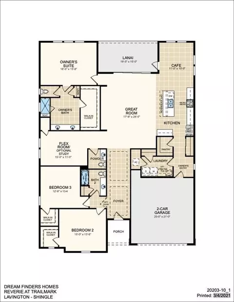 Floorplan - 210 Brickstone Trce, Saint Augustine, FL 32092 photo 1 of 1