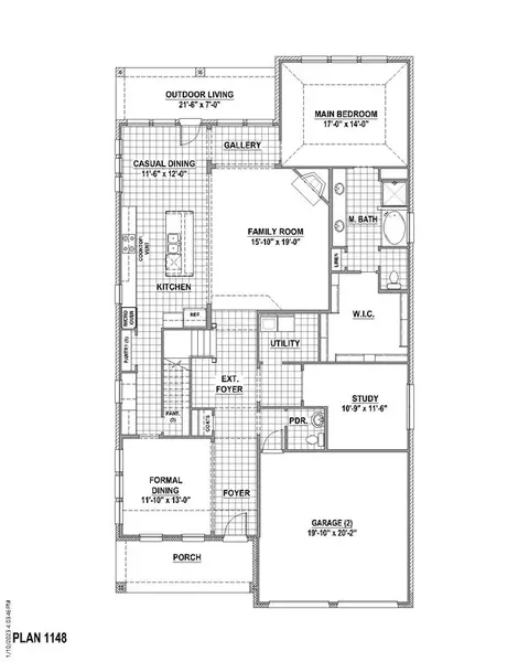 Floorplan - 910 Shooting Star Dr, Prosper, TX 75078 photo 1 of 3
