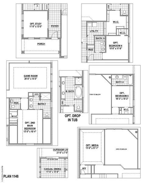 Floorplan - 910 Shooting Star Dr, Prosper, TX 75078 photo 3 of 3