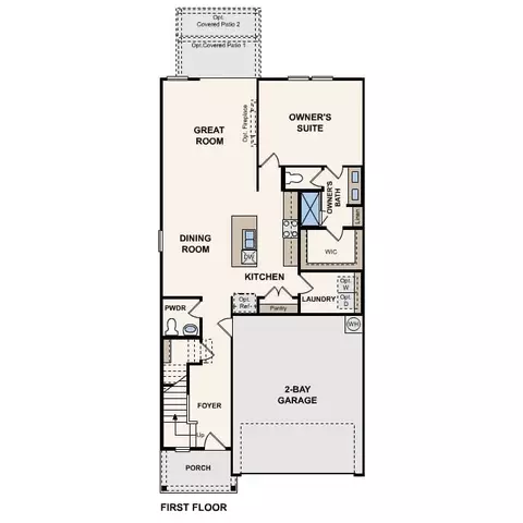 Floorplan - 100 Escape Way, Jarrell, TX 76537 photo 1 of 2
