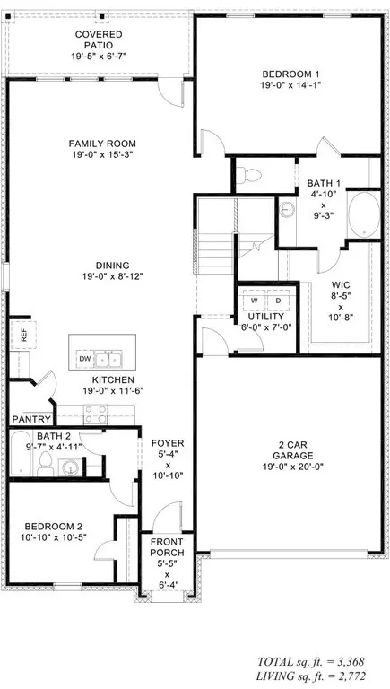 Floorplan - 102 Stable View Dr, Lafayette, LA 70507 photo 1 of 4