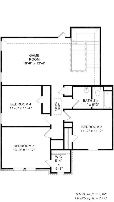 Floorplan - 102 Stable View Dr, Lafayette, LA 70507 photo 4 of 4