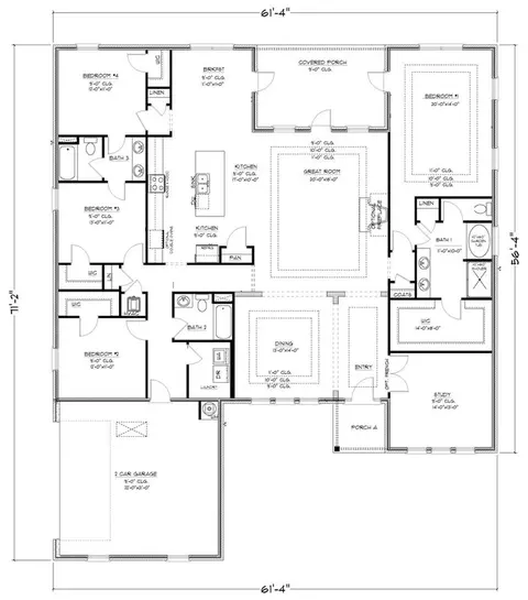 Floorplan - 9500 Mossy Rd, Biloxi, MS 39532 photo 1 of 2