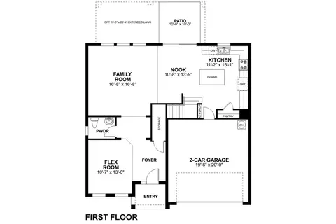 Floorplan - 2547 Great Heron Ave, Saint Cloud, FL 34773 photo 1 of 2