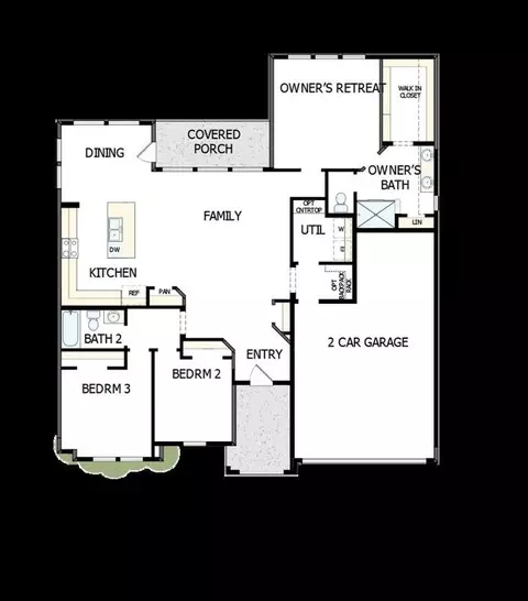 Floorplan - 917 Cherrystone Loop, Buda, TX 78610 photo 1 of 1