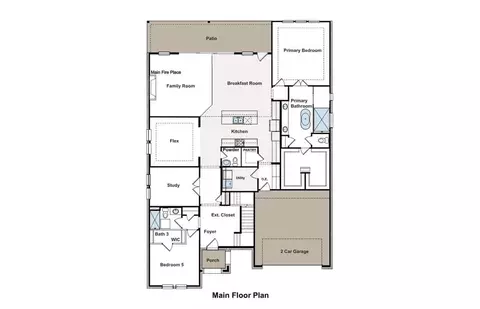 Floorplan - 2016 Grey Birch Pl, Aledo, TX 76008 photo 1 of 2