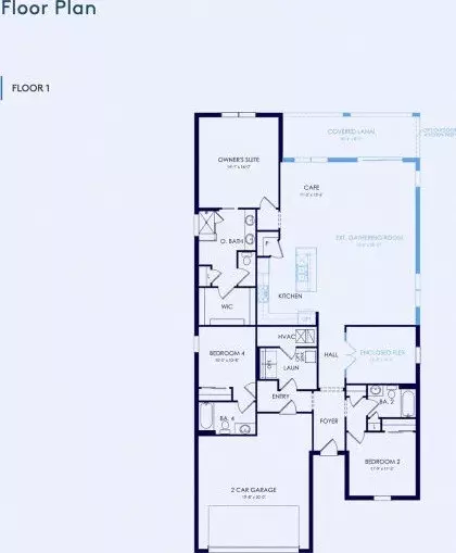 Floorplan - 11272 Meadow River Way, Parrish, FL 34219 photo 1 of 1