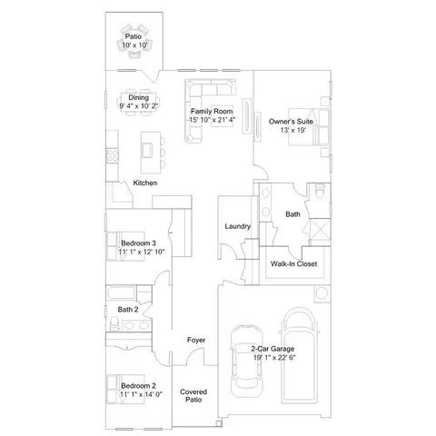 Floorplan - 5804 Mill Stone Way, Sims, NC 27880 photo 1 of 3