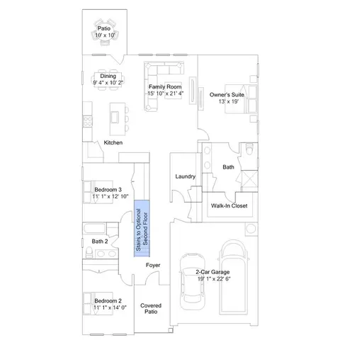 Floorplan - 5804 Mill Stone Way, Sims, NC 27880 photo 2 of 3