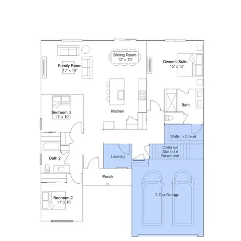 Floorplan - 436 Rockwell Rd, Aurora, IL 60506 photo 2 of 3