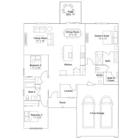 Floorplan - 436 Rockwell Rd, Aurora, IL 60506 photo 1 of 3