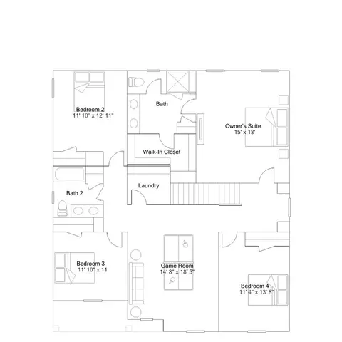 Floorplan - 5804 Mill Stone Way, Sims, NC 27880 photo 2 of 2