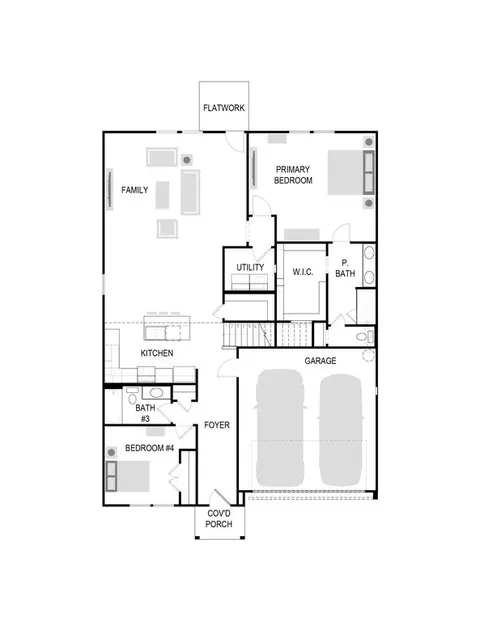 Floorplan - 857 Rockcloud Dr, Haslet, TX 76052 photo 1 of 2