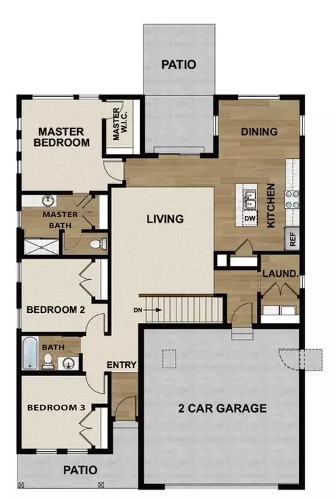 Floorplan - 916 E Harrier St, Eagle Mountain, UT 84005 photo 1 of 3
