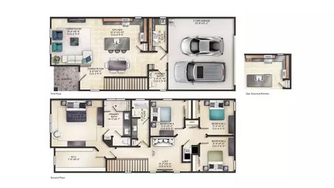 Floorplan - 4914 Prairie Preserve Run, Saint Cloud, FL 34772 photo 1 of 1