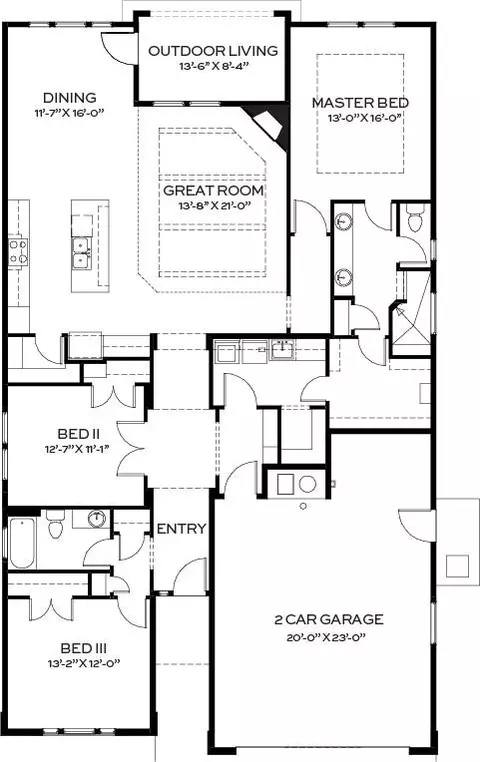 Floorplan - 7096 W Newton St, Eagle, ID 83616 photo 1 of 1